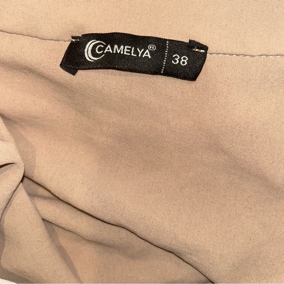 Tan Hooded Women's Jacket - Picture 4 of 4